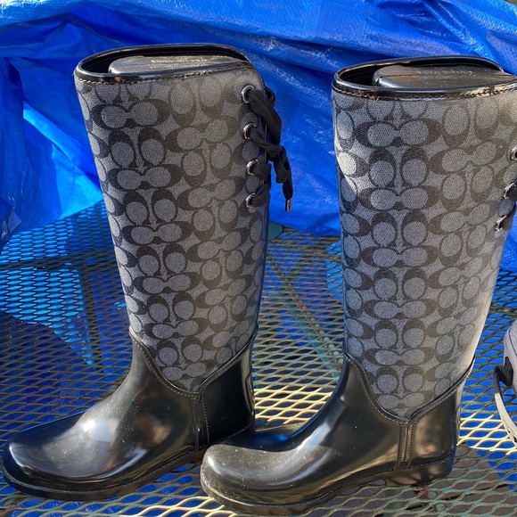 Coach rainboots - Picture 1 of 5